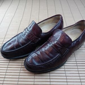 Jarman Men Dress Shoes with Super Soft Genuine Kidskin Uppers Size 9EEE Burgundy